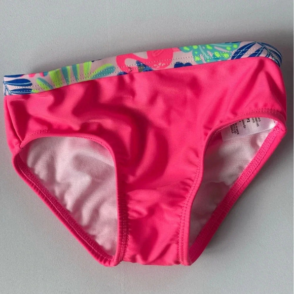 Wonder Nation Baby Toddler Girl Palm Bikini Swimsuit 2T - Picture 5 of 7